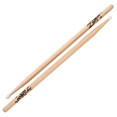 HICKORY SERIES - 7A NYLON - NATURAL DRUMSTICK