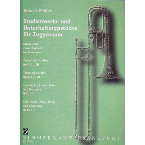 ZIMMERMANN MULLER ROBERT - TECHNISCHE STUDIEN FUR POSAUNE VOL .2 - TROMBONE
