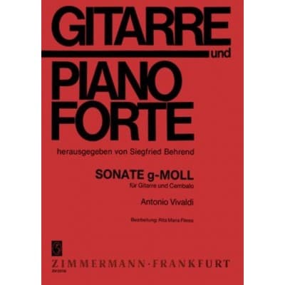  Vivaldi Antonio - Sonate G-moll - Guitare and Clavecin
