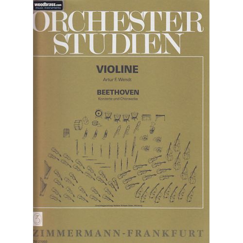 ZIMMERMANN BEETHOVEN L.V. - ORCHESTER STUDIEN - VIOLINE