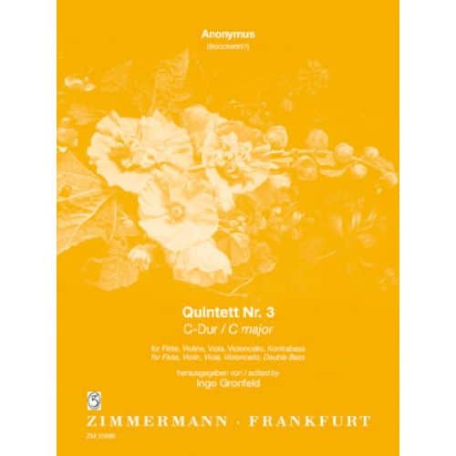 ZIMMERMANN Anonymus (Boccherini?) - Quintett Nr. 3 C-Dur