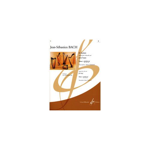 BACH J.S. - 6 SUITES VOL.1 : SUITES I-II - HARPE