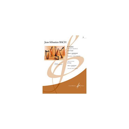 BILLAUDOT BACH J.S. - 6 SUITES : VOL.2 - HARPE