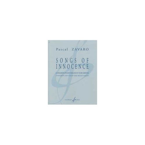 ZAVARO P. - SONGS OF INNOCENCE - VIOLON ET ENSEMBLE