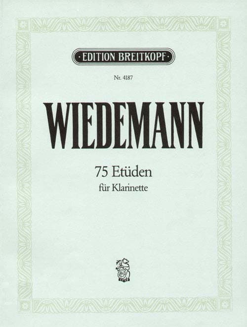 EDITION BREITKOPF WIEDEMANN LUDWIG - 75 ETUDEN - CLARINET