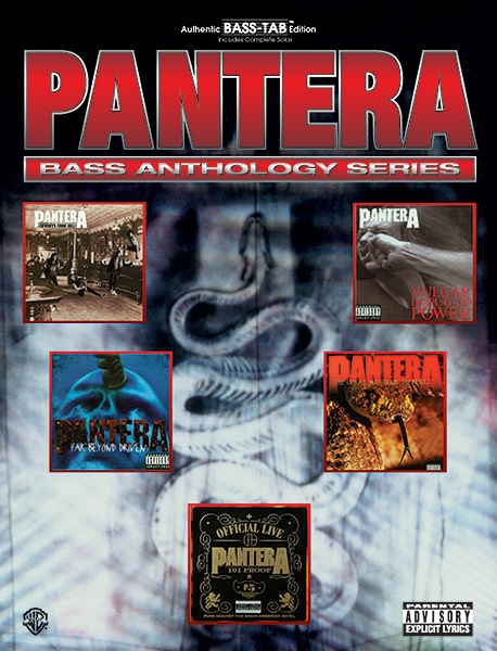 ALFRED PUBLISHING PANTERA - PANTERA BASS ANTHOLOGY - BASS GUITAR TAB