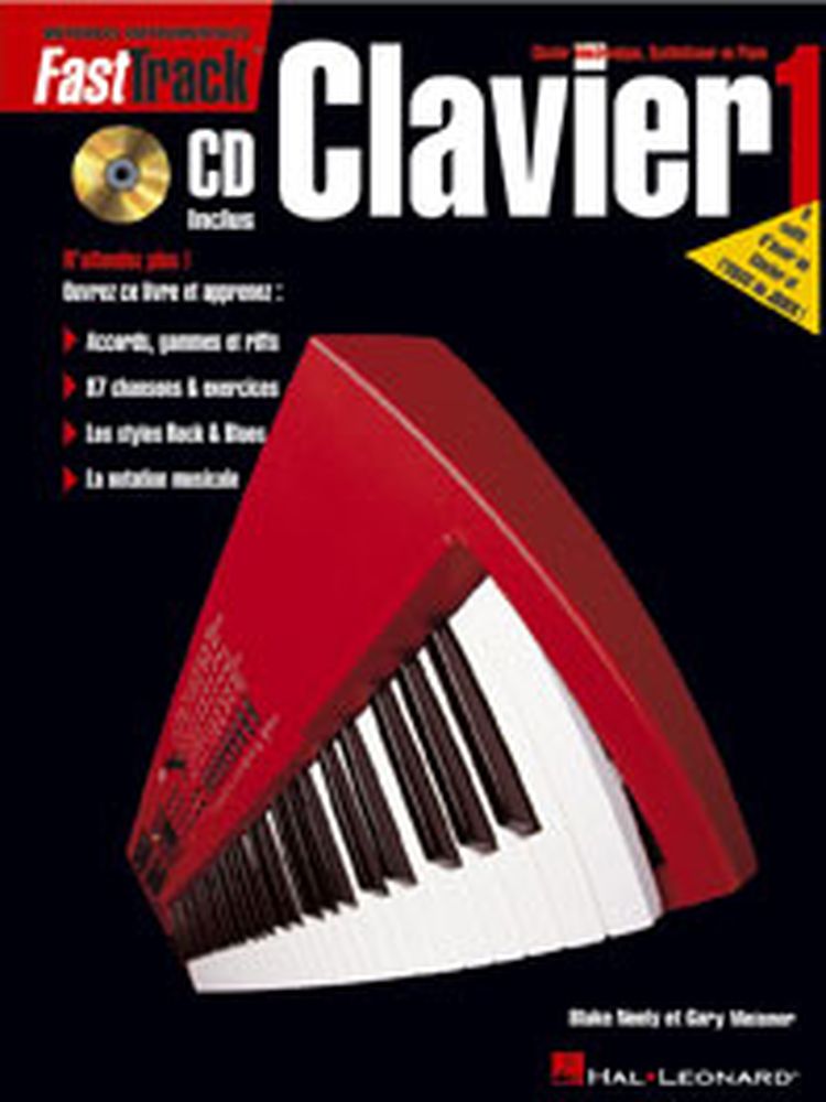 HAL LEONARD FAST TRACK CLAVIER VOL.1 + CD