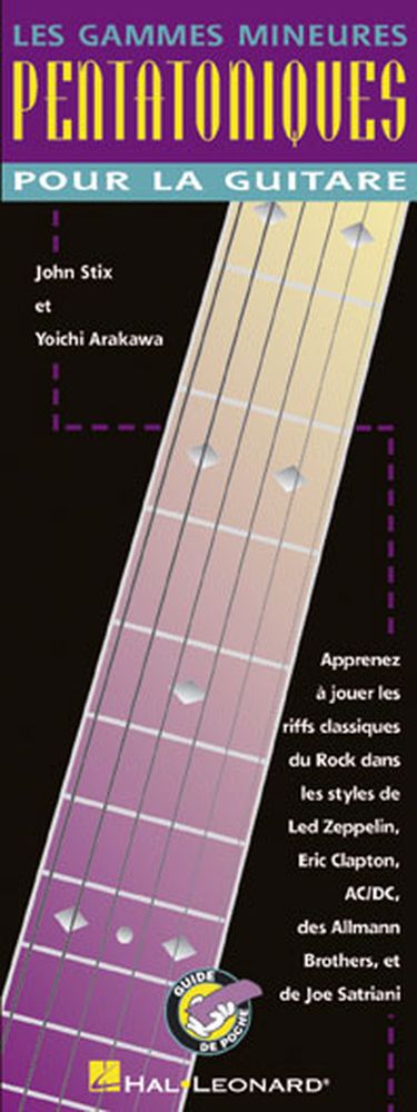 HAL LEONARD GAMMES MINEURES PENTATONIQUES - GUITARE