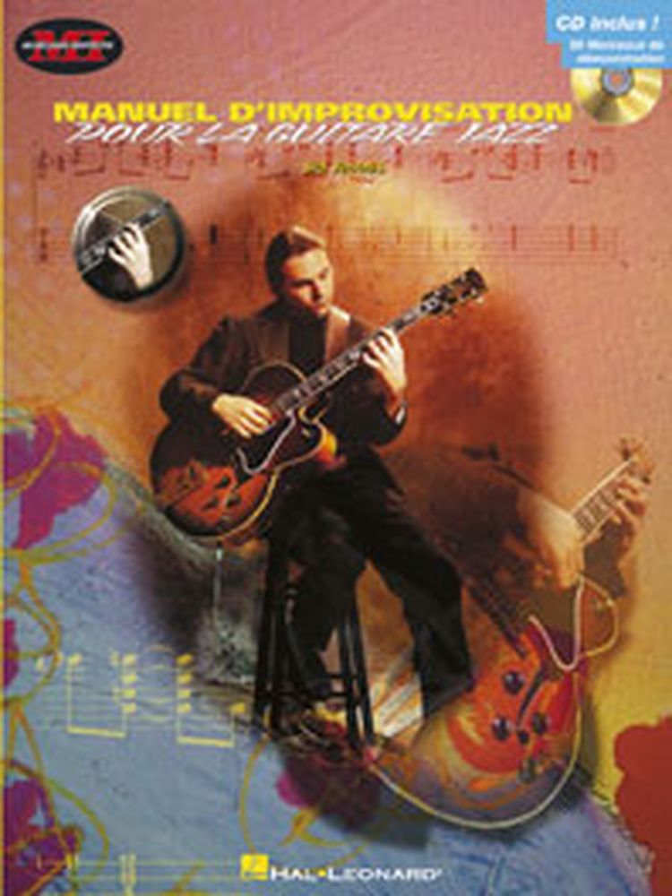 HAL LEONARD JACOBS SID - MANUEL D'IMPROVISATION POUR LA GUITARE JAZZ + CD