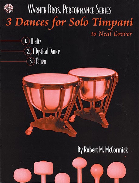 ALFRED PUBLISHING 3 DANCES SOLO TIMPANI - PERCUSSION ENSEMBLE