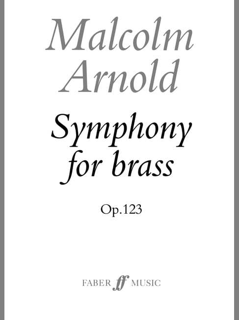  Arnold Malcolm - Symphony For Brass - Score