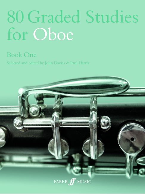 FABER MUSIC DAVIES J / HARRIS P - 80 GRADED STUDIES FOR OBOE. BOOK 1 - OBOE