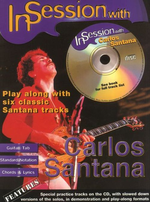 FABER MUSIC Santana Carlos - In Session With + CD - Guitar Tab
