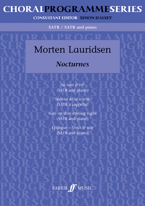 FABER MUSIC Lauridsen Morten - Nocturnes - Mixed Voices Satb (par 10 Minimum)