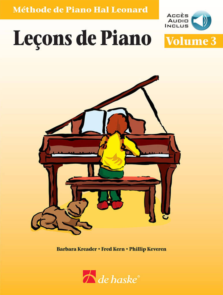 HAL LEONARD LES LECONS DE PIANO VOL. 3 + Audio