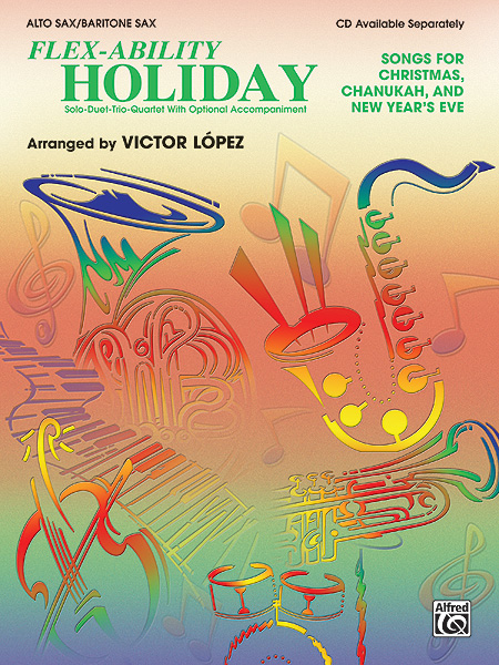 ALFRED PUBLISHING FLEX ABILITY HOLIDAY - SAXOPHONE AND PIANO
