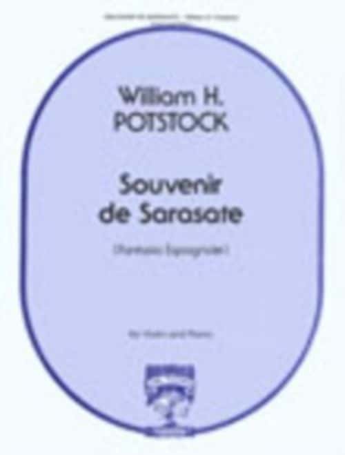 CARL FISCHER POTSTOCK WILLIAM H. - SOUVENIR DE SARASATE - VIOLON & PIANO