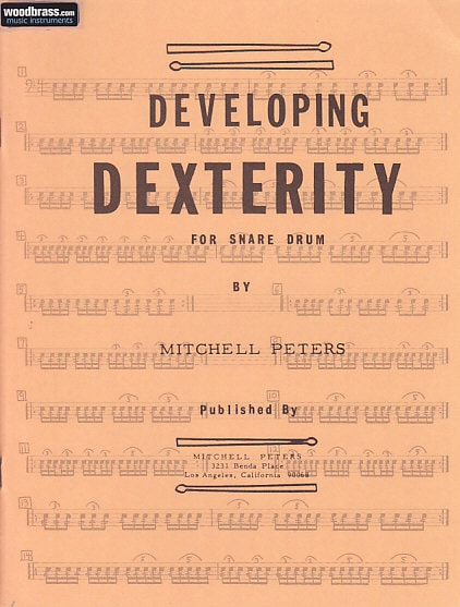 MITCHELL PETERS PETERS MITCHELL - DEVELOPING DEXTERITY FOR SNARE DRUM - CAISSE CLAIRE, TAMBOUR