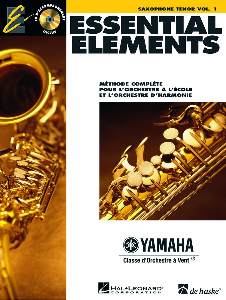 HAL LEONARD Essential Elements - Saxophone Ténor Vol.1 + CD