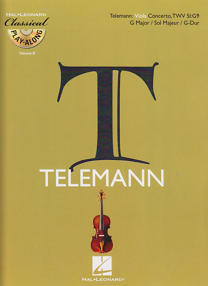 HAL LEONARD TELEMANN G.P. - CONCERTO EN SOL MAJEUR TWV 51:G9 + CD - ALTO