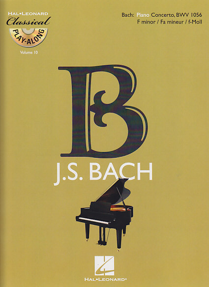 HAL LEONARD Bach J.S. - Concerto En Fa Mineur BWV 1056 + CD - Piano