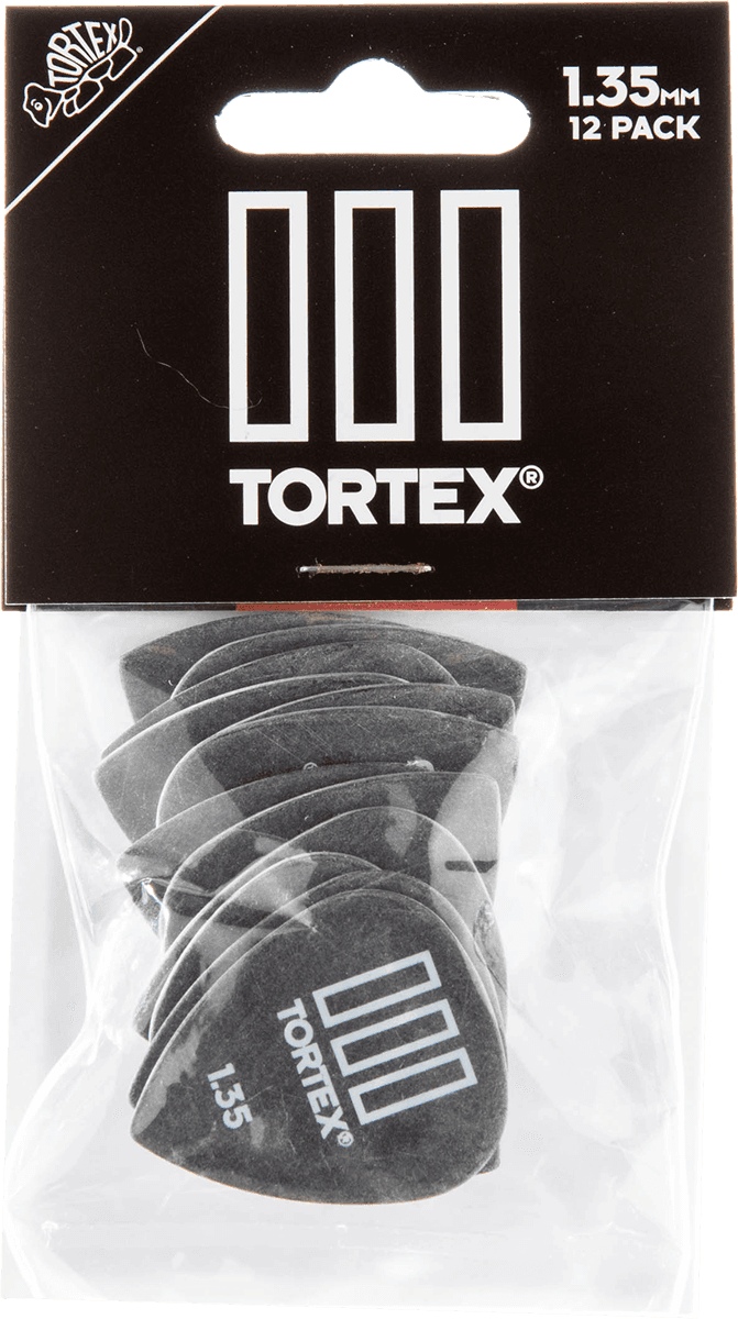 JIM DUNLOP Tortex III 1,35mm 12 Pack
