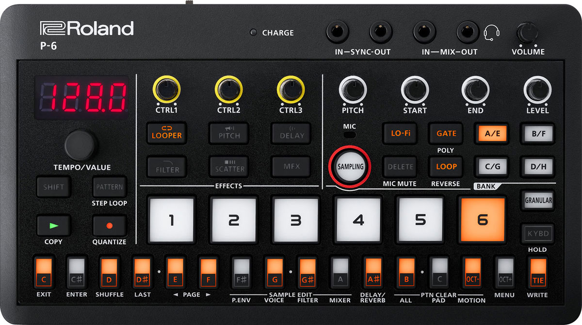 ROLAND AIRA COMPACT P-6 CREATIVE SAMPLER