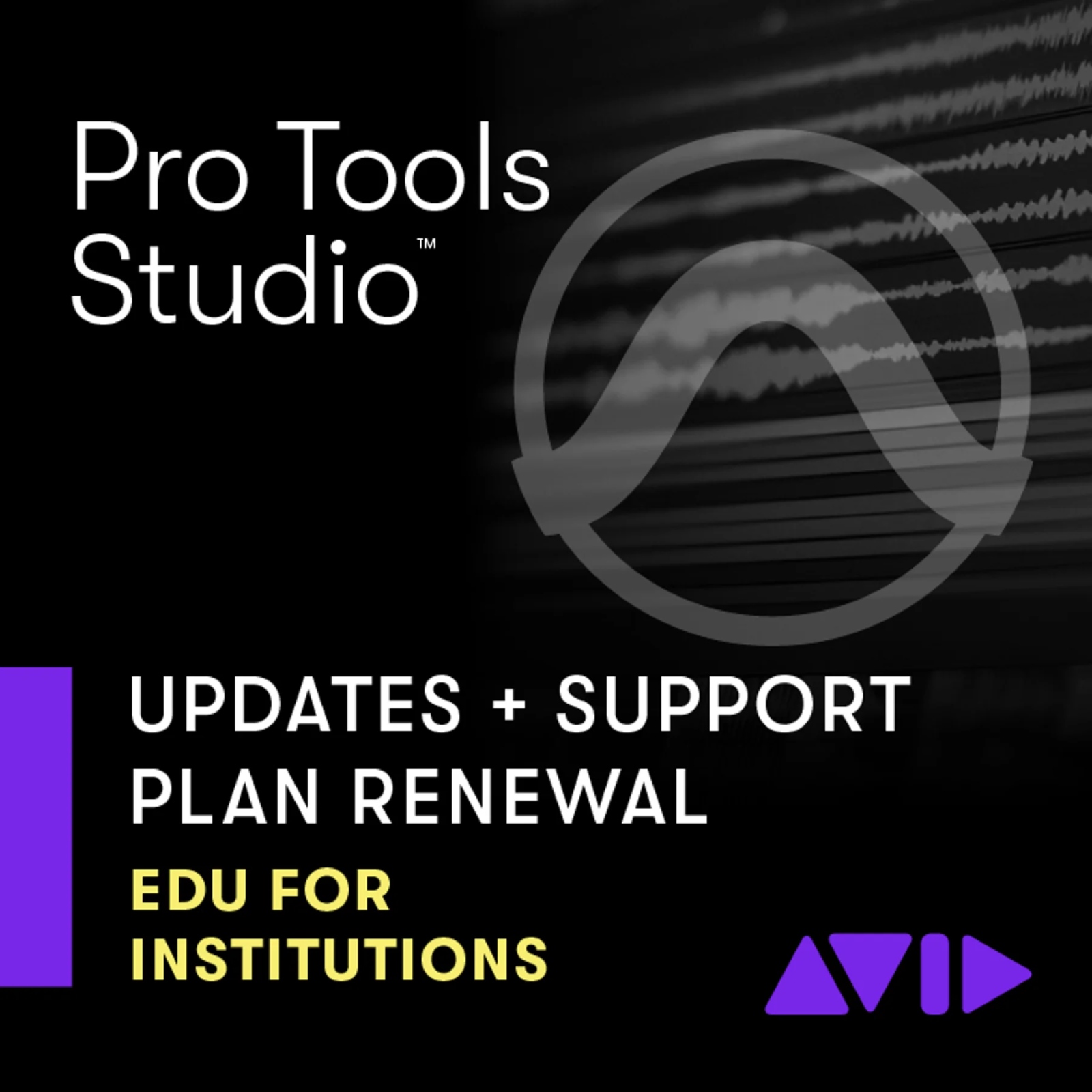 AVID Pro Tools Studio Update Sup Plan Renew Education 