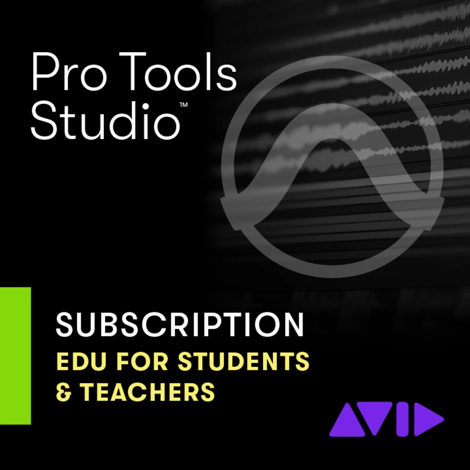AVID Pro Tools Studio Subscription Education 