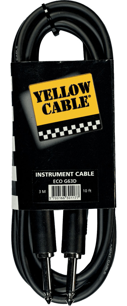 YELLOW CABLE Cordon Jack Jack Diam. 6 - 3M