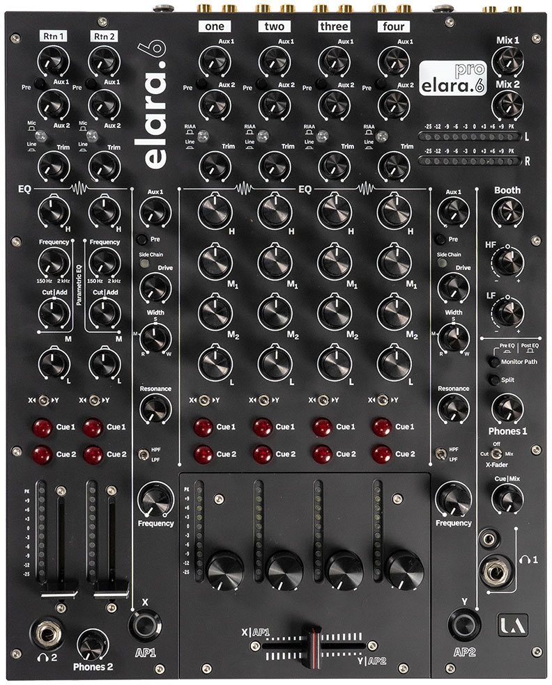 UNION AUDIO ELARA.6 professional 4+2-CH Rotary Performance-Mixer