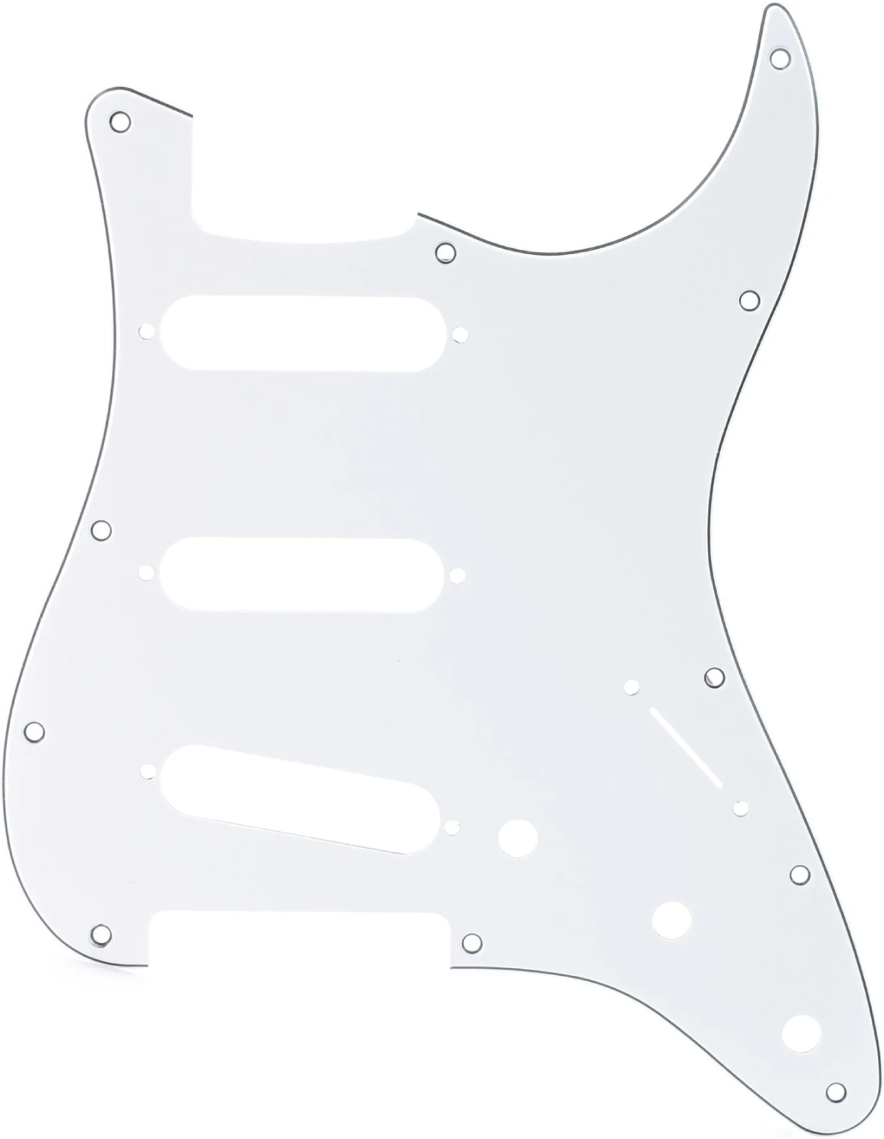 FENDER PICKGUARD STRAT SSS WHITE