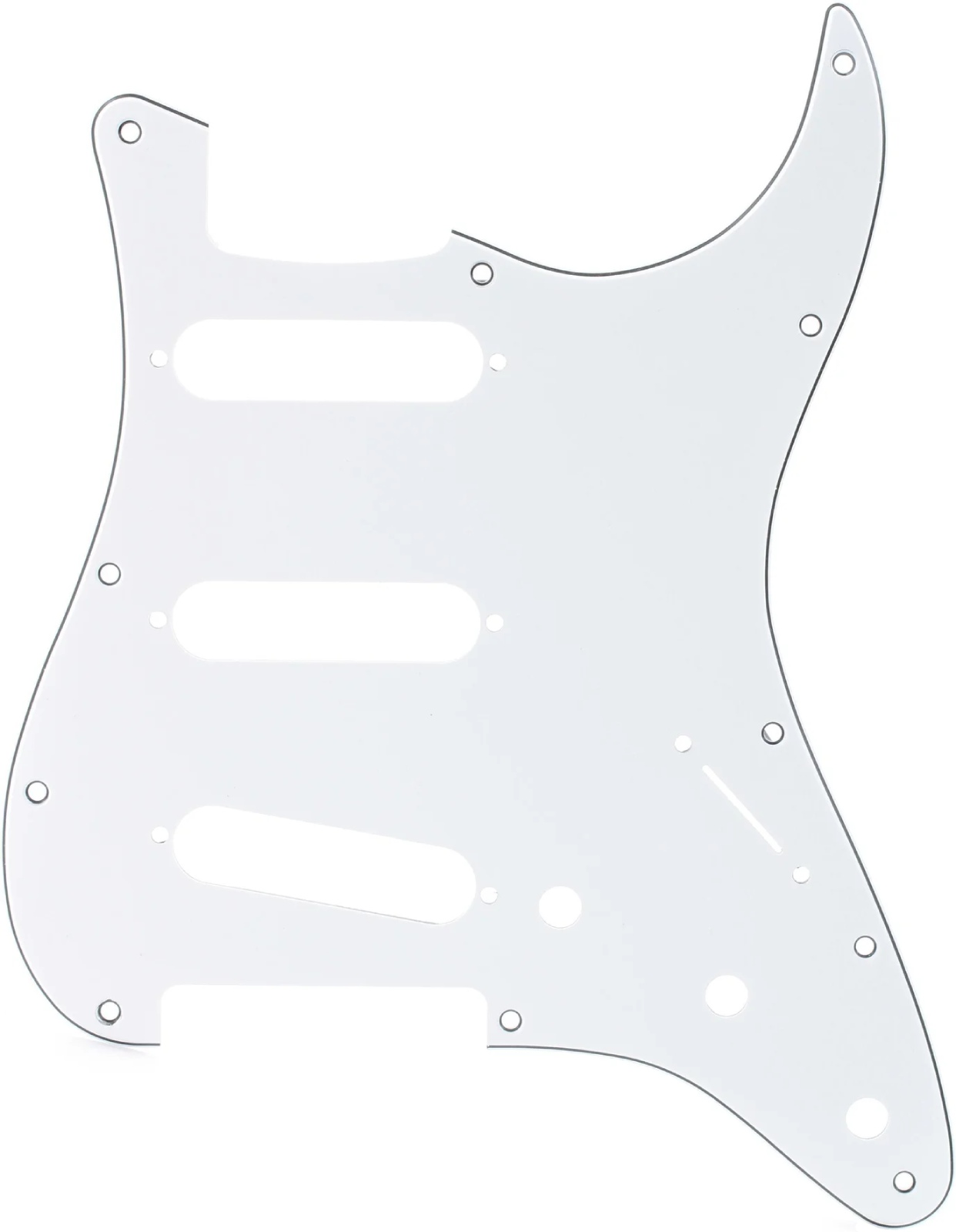 FENDER Pickguard Strat SSS White
