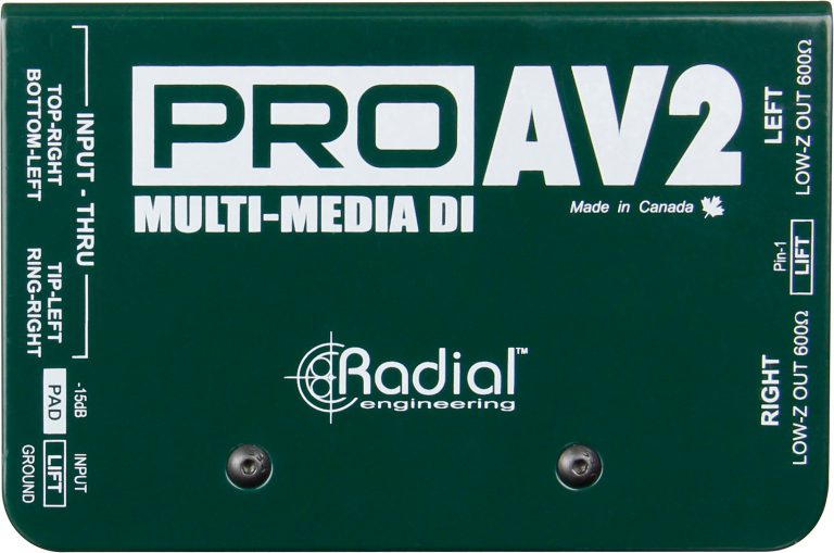 RADIAL Pro AV2 Di - Passive Multimedia Stereo
