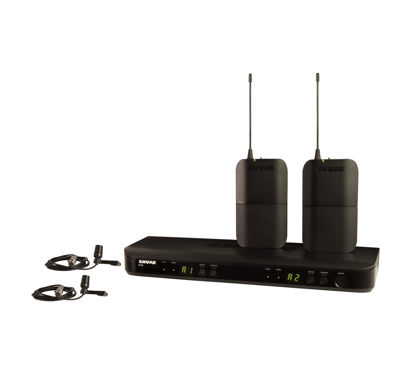 SHURE BLX188E-cvl-M17 - Systeme HF Double Cravate