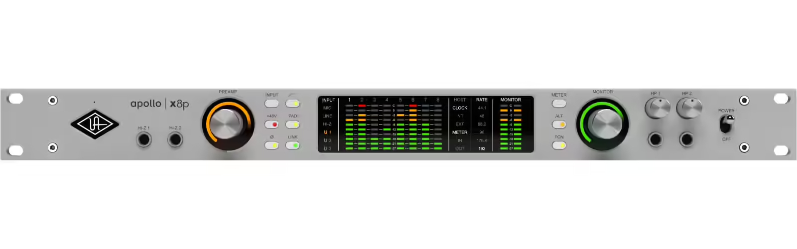 UNIVERSAL AUDIO Apollo X8P Studio+