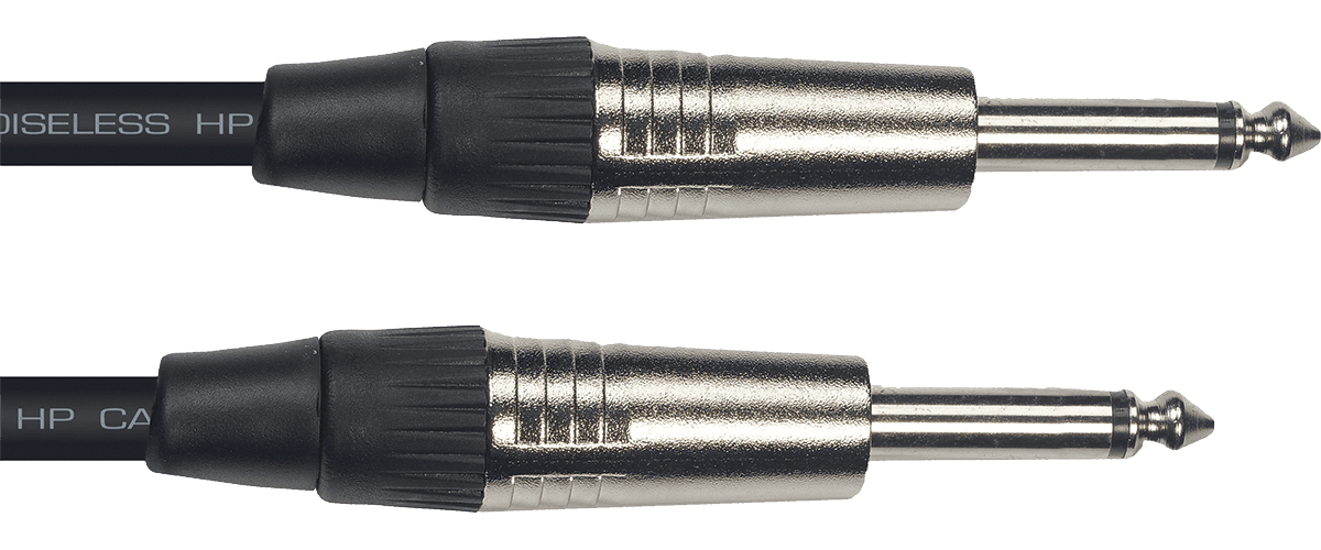 YELLOW CABLE HP1 SPEAKER 1/4 PHONE 10 FT./ 3 M.