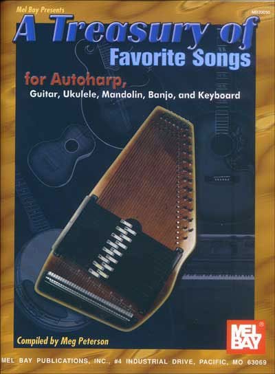 MEL BAY PETERSON MEG - A TREASURY OF FAVORITE SONGS FOR AUTOHARP - HARP