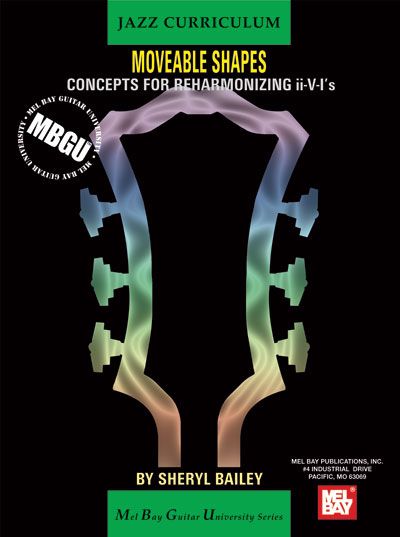 MEL BAY BAILEY SHERYL - JAZZ MOVEABLE SHAPES: CONCEPTS FOR REHARMONIZING II-V-I'S - GUITAR