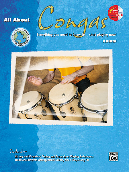 ALFRED PUBLISHING ALL ABOUT CONGAS + CD - PERCUSSION