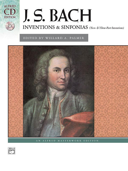 ALFRED PUBLISHING BACH JOHANN SEBASTIAN - TWO AND THREE PART INVENTIONS + CD - PIANO SOLO