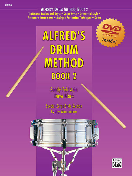 ALFRED PUBLISHING ALFRED'S DRUM METHOD VOL 2 + DVD - DRUM