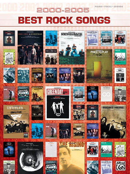 ALFRED PUBLISHING 2000-2005 BEST ROCK SONGS - PVG