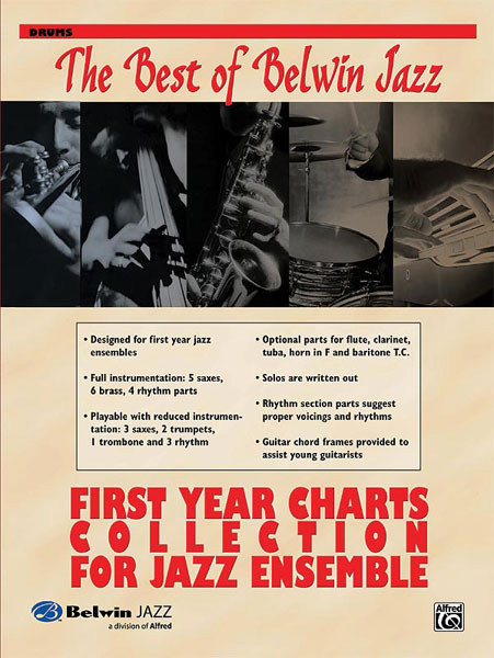 ALFRED PUBLISHING BEST OF BELWIN: FIRST YEAR CHARTS - DRUMS