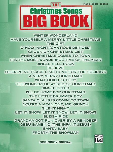 ALFRED PUBLISHING CHRISTMAS SONGS BIG BOOK - PVG