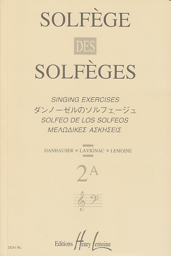 LEMOINE LAVIGNAC ALBERT - SOLFEGE DES SOLFEGES VOL.2A SANS ACCOMPAGNEMENT