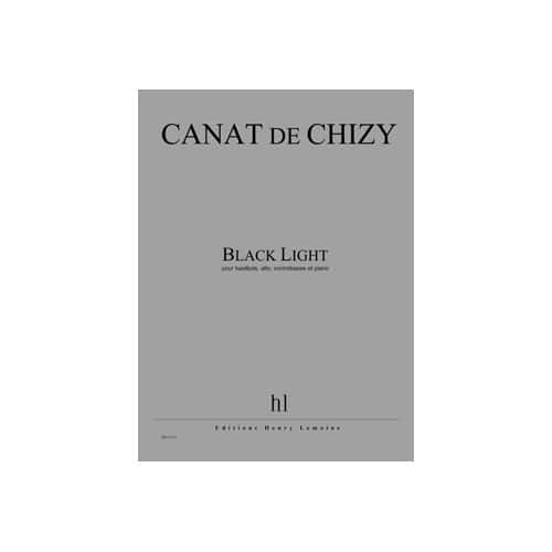 JOBERT CANATCHIZY - BLACK LIGHT- HAUTBOIS, ALTO, CONTREBASSE ET PIANO