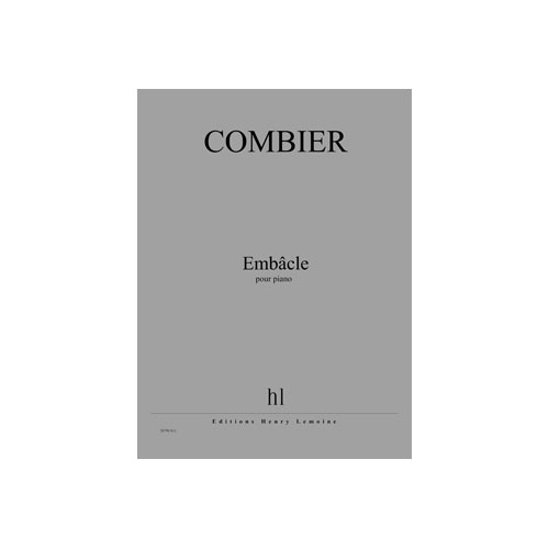 JOBERT Combier - Embâcle - Piano