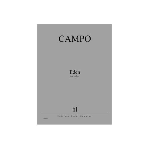 JOBERT CAMPO REGIS - EDEN - VIOLON