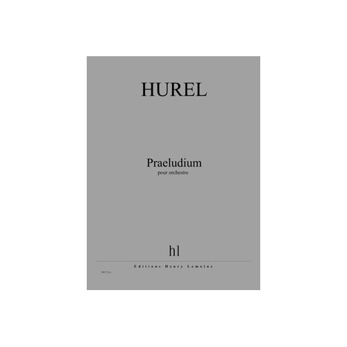 JOBERT Hurel - Praeludium - Orchestre